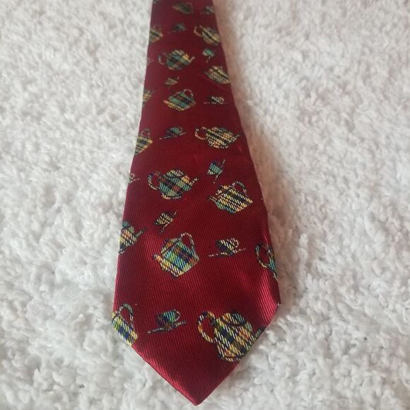 Michelsons of London Pure Silk Tie Teapots - Picture 5 of 5